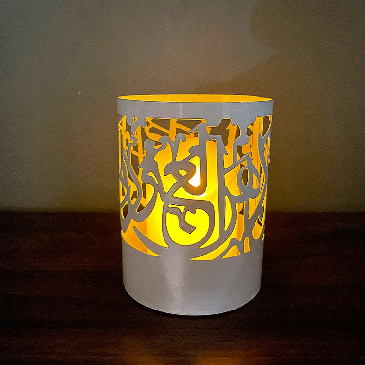 New iron hollow-out candle holder middle Eastern Muslim elements home decoration crafts furnishings